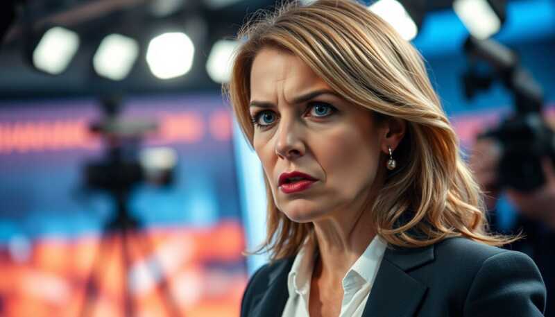 Federica Panicucci si indigna in diretta sul caso Garlasco