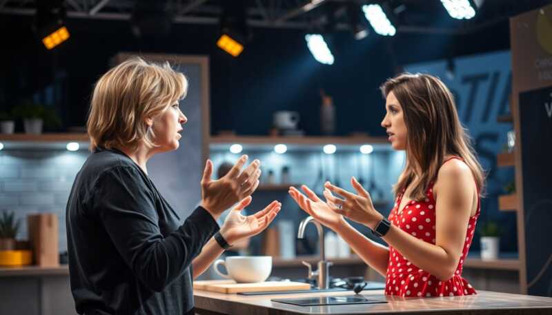 Francesca Manzini accusa Antonella Elia e Alessandra Mussolini nello studio GF Vip