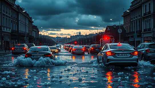 Milano travolta da grandine estrema e bomba d’acqua: strade allagate, traffico paralizzato e danni ingenti