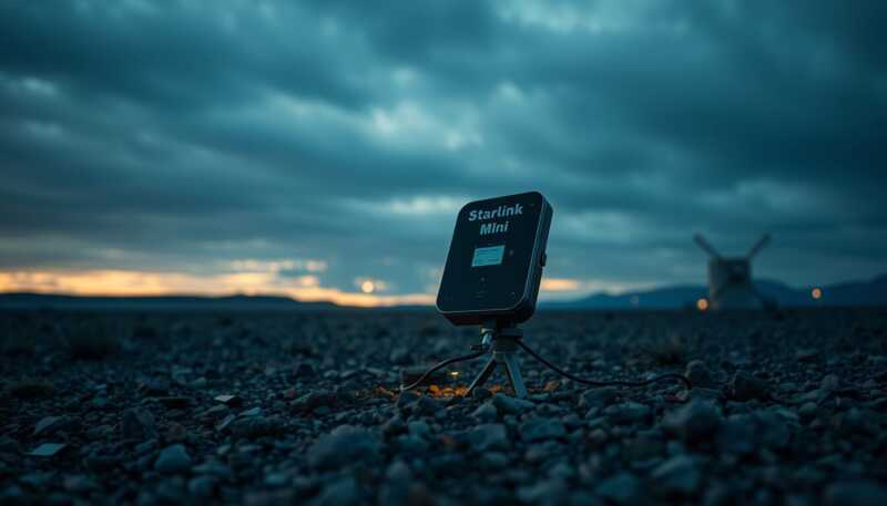 Starlink Mini emerge la nuova versione compatta con batteria integrata svelata dall’ultimo firmware