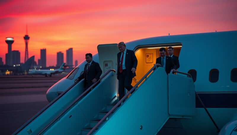 Trump guida la missione diplomatica a Pechino con i colossi tech per arginare la crisi economica globale