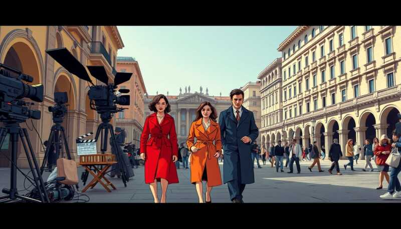 Anna Ribolzi e Sofia Felicetti controfigure italiane de Il Diavolo Veste Prada a Milano