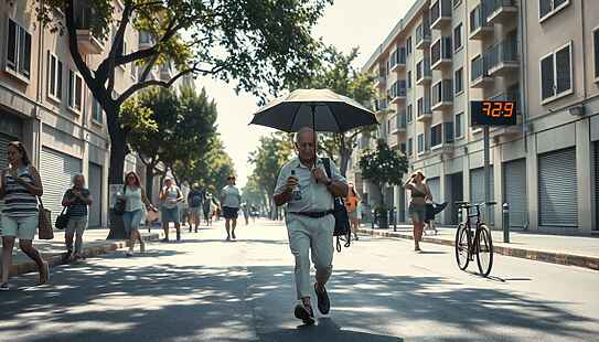 Anticiclone subtropicale spinge l’Italia verso 40 gradi tra afa diffusa, bollini rossi e temporali di calore