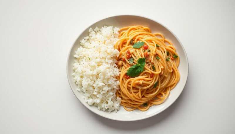 Carbonara spiegata dagli esperti nutrizionisti confronto reale con riso in bianco e apporto calorico