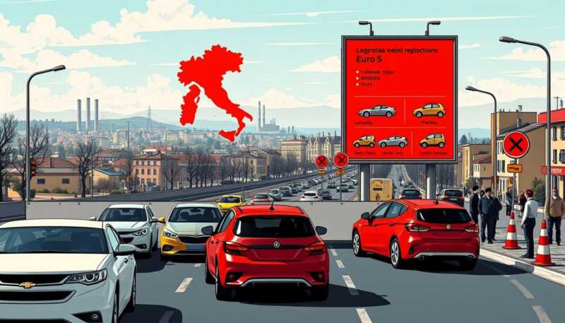 Diesel Euro 5, restrizioni al via nel Nord Italia e mercato usato sotto pressione