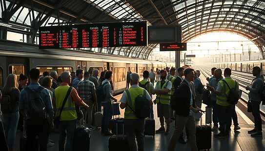 Scioperi trasporti, settimana critica in Italia tra treni fermi e disagi per metro, bus, aeroporti e taxi