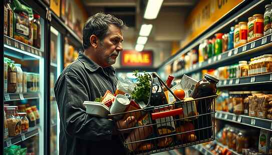 Spesa alimentare alle stelle, rincari record per cibo e bevande