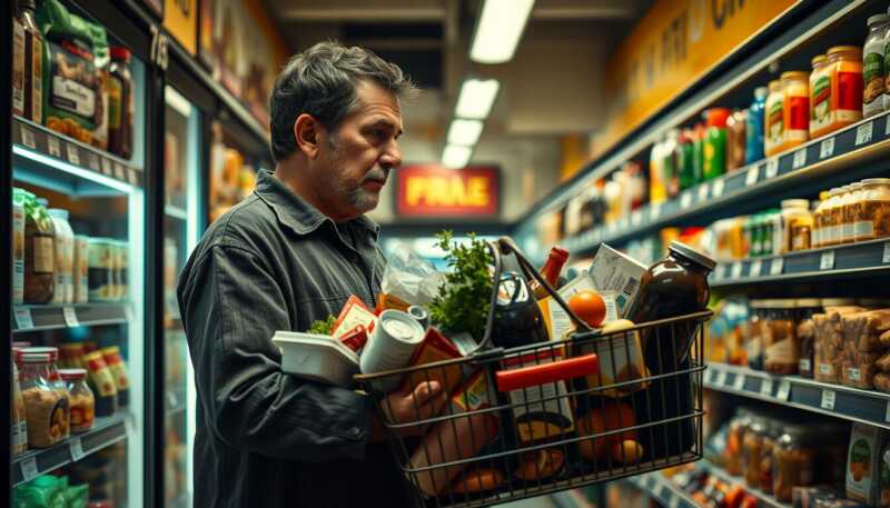 Spesa alimentare alle stelle, rincari record per cibo e bevande
