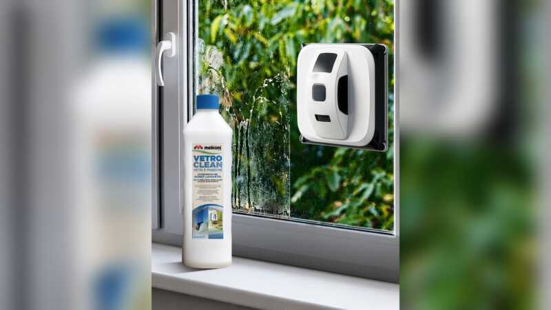 Meliconi lancia Vetro Clean per robot lavavetri e pulizia manuale