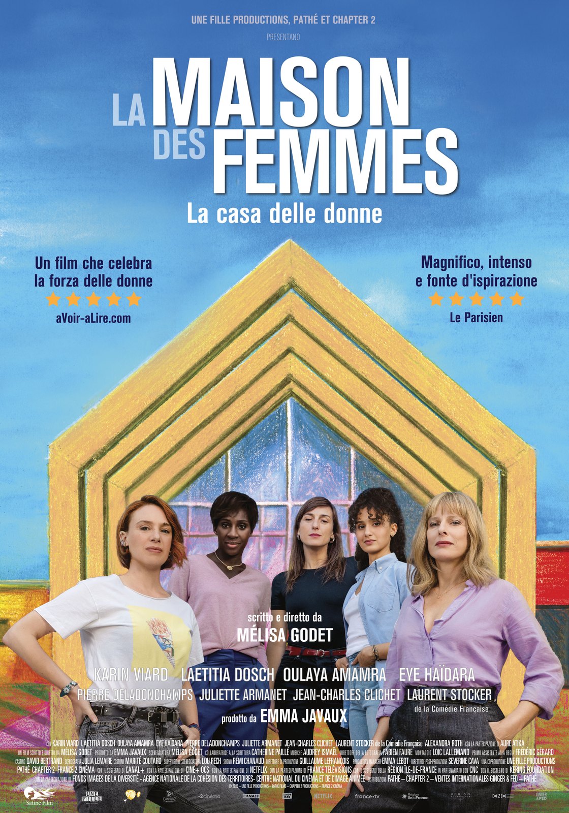 La locandina ufficiale di La Maison des Femmes la casa delle donne
