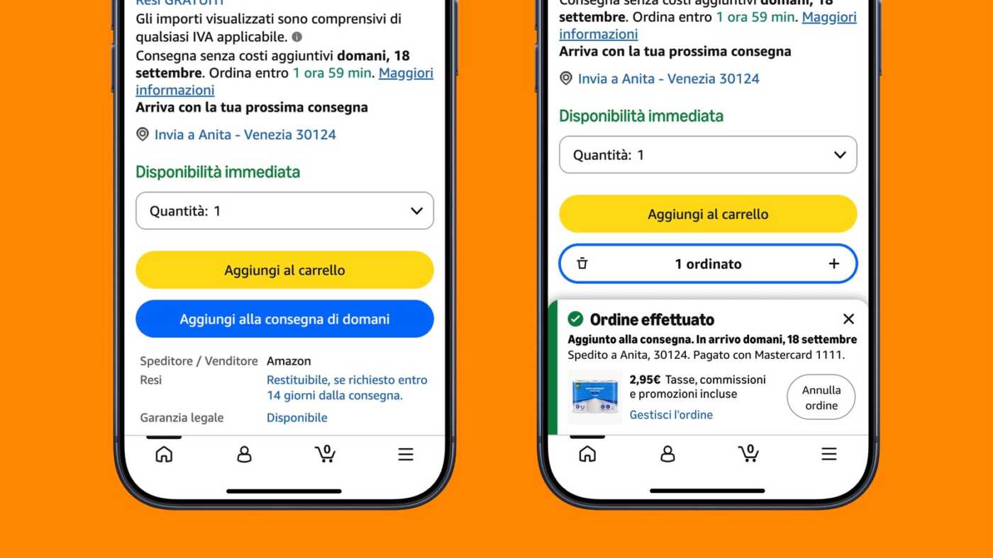 IT Amazon Aggiungi alla Consegna 2