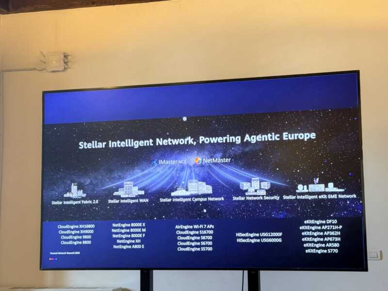 Huawei Connect a Firenze: reti e storage per l’era degli agenti IA