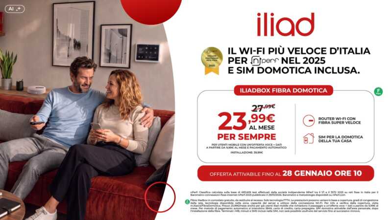 Iliad integra una SIM per antifurti e caldaie nell’offerta fibra