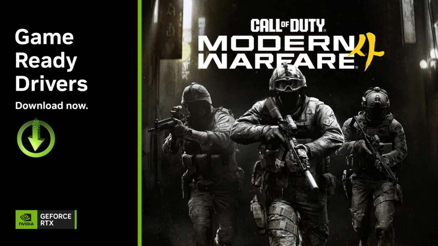 NVIDIA aggiorna i driver GeForce per Modern Warfare 4 e altri giochi
