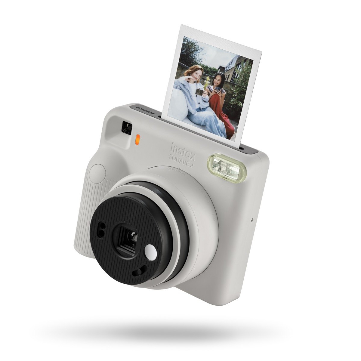 (Retailer ready) instax SQUARE 2   Promotional images   Hero with print   WHITE WP