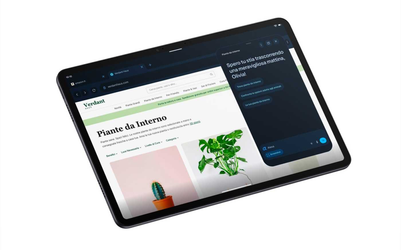 Alexa+ legge lo schermo di Amazon Alexa Tablet 12 Pro