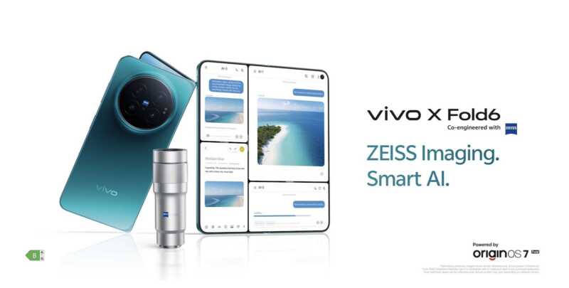 vivo X Fold6 debutta in Italia con una fotocamera da 200 MP